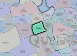 Map of Corona, NY